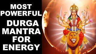 CHAMUNDAYE VICHE  MOST POWERFUL DURGA MANTRA FOR ENERGY [upl. by Sayce]