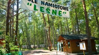 Pole namiotowe LEŚNE  Dębki ul Zakonna [upl. by Mccandless]