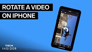 How To Rotate A Video On iPhone [upl. by Ferna204]