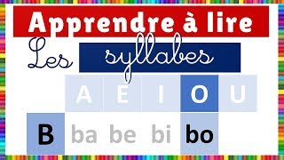 Apprendre à lire  les Syllabes [upl. by Alisander212]