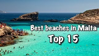 Top 15 Best Beaches In Malta 2022 [upl. by Trainor]