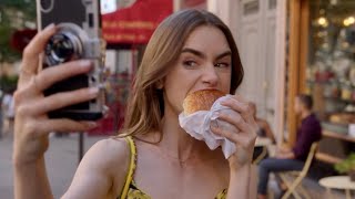 Emily has a croissant  Emily in Paris s1 e1 Clip  Lily Collins  Lucas Bravo  Ashley Park [upl. by Alig]