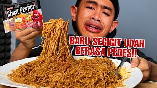 MUKBANG MIE GHOST PEPPER TERPEDAS DI INDONESIA [upl. by Olimreh]