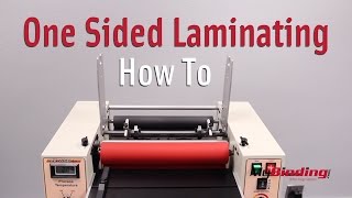 How to Do One Sided Lamination [upl. by Nnaid]