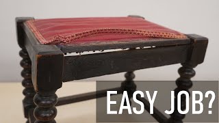 How to restore an old stool [upl. by Nottarts]