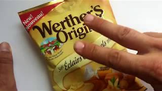 Werthers Original Vanilla Crème Soft Éclairs Caramels review [upl. by Sutelc]