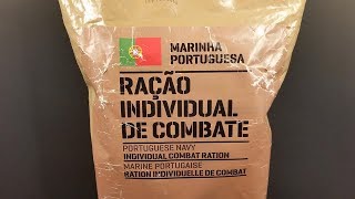 2016 Portuguese Navy 24 Hour Individual Combat Ration MRE Review Meal Ready to Eat Taste Test [upl. by Pearline]