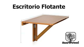 Como hacer Escritorio Plegable de madera Fácil [upl. by Hollington]