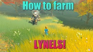 Breath of the Wild Guides  EASY Lynel farming [upl. by Airdnoed]