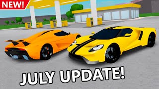 JULY UPDATE  Car Dealership Tycoon ROBLOX [upl. by Greenlee]