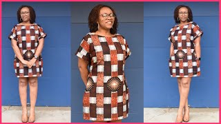 1M Views  Simple Kimono Ankara Dress  Free Hand [upl. by Kcirdec887]