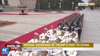 LIVE Xi Jinping hosts welcome ceremony for Donald Trump in Beijing [upl. by Vincelette]