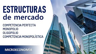 Microeconomía Estructuras de mercado  competencia monopolio [upl. by Cirala717]