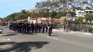 1st Marine Division Band  Semper Fidelis amp The Marines Hymn  2011 Dana Point Parade [upl. by Suivatnod]