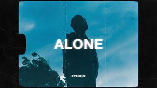 SadBoyProlific  Alone Lyrics ft ivri [upl. by Ahsinik37]