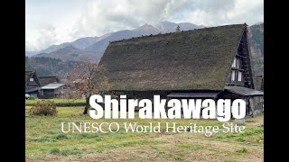 Gifu  SHIRAKAWAGO ★★Traditional Gassho Houses UNESCO World Heritage Site★★岐阜県白川郷合掌造りユネスコ世界遺産 [upl. by Kluge808]