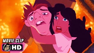 THE HUNCHBACK OF NOTRE DAME Clip  Frollos Death 1996 Disney [upl. by Meijer909]