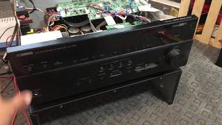 Fixing power shut off protection issue with Yamaha Receiver RX V675 [upl. by Notnarb]