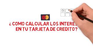 Como calcular el interes en tu tarjeta de credito [upl. by Eislrahc]