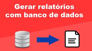 Como gerar relatório de um banco de dados  Report Builder [upl. by Nrehtac]