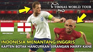 INDONESIA VS ENGLAND SERU BANGET  TIMNAS WORLD TOUR  PES 2019 [upl. by Adilen]