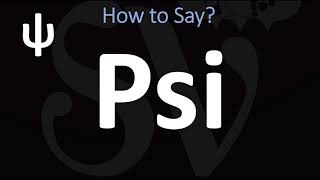 How to Pronounce Psi CORRECTLY  ψ Greek Alphabet Pronunciation [upl. by Aihsoem]