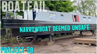 449 BOAT FAIL  Unsafe Narrowboat [upl. by Ezra]