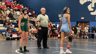 FL Girls State Wrestling Championship 100 lbs 2020 Brielle BiblaJessica Corredor [upl. by Roach910]