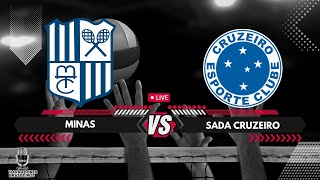 MINAS x SADA CRUZEIRO  Superliga Masculina de Vôlei  19022024 [upl. by Atirak]