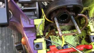 Poulan Wild Thing Chainsaw 2375 gas line routing part 2 [upl. by Eelik]