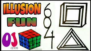 How to Draw an Optical Illusion for Beginner [upl. by Epner]