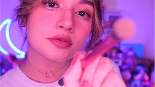 ASMR This WILL Give You TINGLES Doing Your Makeup LayeredMouth Sounds [upl. by Aeli191]