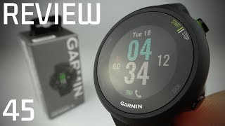 Garmin Forerunner 45 Review amp Unboxing  24 Hour Review [upl. by Standford679]