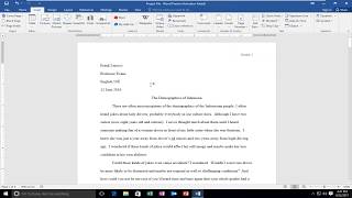 How To Add A Header In Microsoft Word [upl. by Ellinnet]