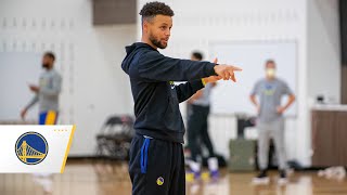 Stephen Curry Makes 103 Straight Threes at Warriors Practice [upl. by Annoif235]