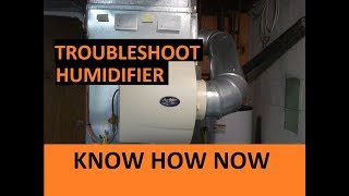 How to Troubleshoot a Whole House Humidifier [upl. by Fabriane]