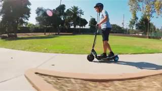 Razor Power Core E100 Electric Scooter Ride Video [upl. by Tobye]