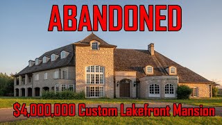 Check Out This Breathtaking 4000000 Custom Mansion That Was Abandoned [upl. by Egiedan747]