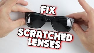 How to Fix RayBans With Scratched Lenses  Sunglasses Lens Replacement [upl. by Marcoux]