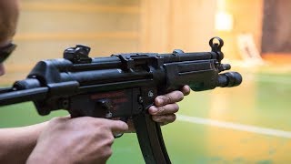 US Army Soldiers Fire MP5 Submachine Gun [upl. by Jenesia]