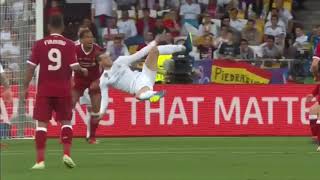 Gareth Bale Unreal Bicycle Kick Goal HD [upl. by Neurath592]