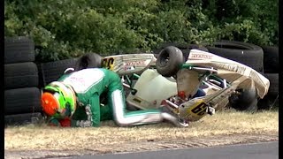 11 Year old in Horrific Kart crash [upl. by Ahsahtan197]