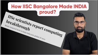 How IISC Bangalore made INDIA Proud [upl. by Besse]