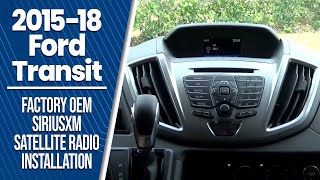 20152018 Ford Transit  Factory OEM SiriusXM Satellite Radio Upgrade  Easy Plug amp Play Install [upl. by Wicks]