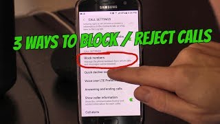 3 Ways to Block Calls on Android Phones Tablets [upl. by Hanover64]