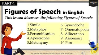 Top22 Figures of Speech in English Part1 [upl. by Nnil]