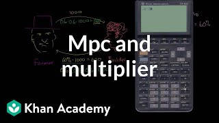 MPC and multiplier  Macroeconomics  Khan Academy [upl. by Llenet262]