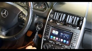 Pumpkin Autoradio Android 80 für Mercedes Benz W169 Unboxing und einbau [upl. by Zacharie614]