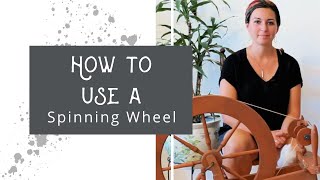 How to Use a Spinning wheel [upl. by Josy461]