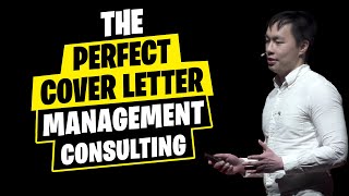 The Perfect Cover Letter  Management Consulting [upl. by Robson]